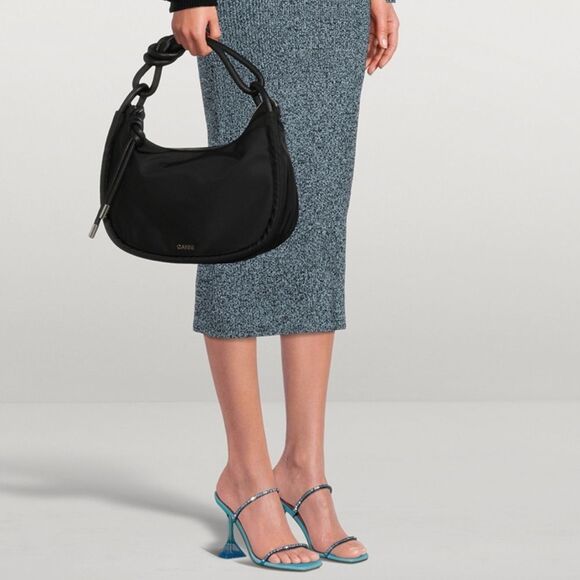 Amina Muaddi Gilda embellished PVC mules size 38 - Picture 3 of 16